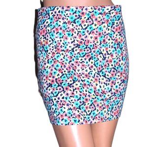 BCBGeneration Multi Color Floral Pencil Skirt M